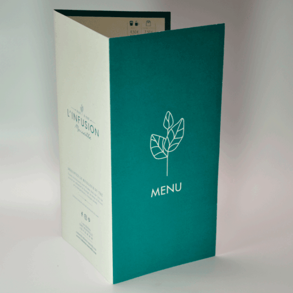 impresssion menu 3 volets