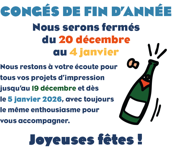 Fêtes et congés de fin d'année