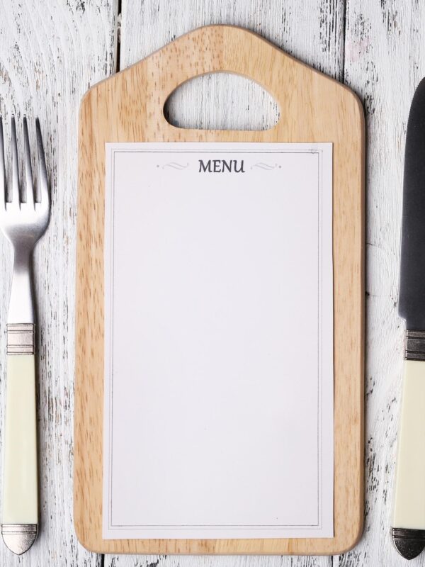 Menu restaurant