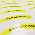 sticker moulé fluorescent