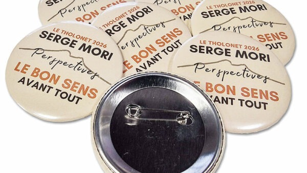 badge campagne électorale