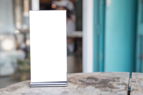 Impression Présentoir de Table