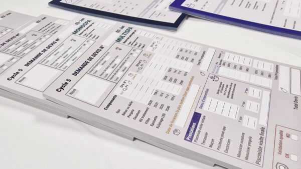 impression bloc-notes