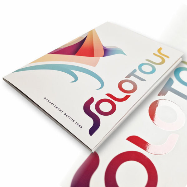 impression pochette rabat solotour