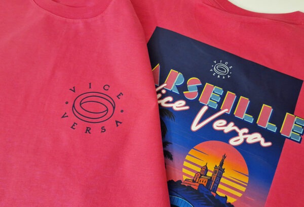 impression t-shirt Marseille vice-versa