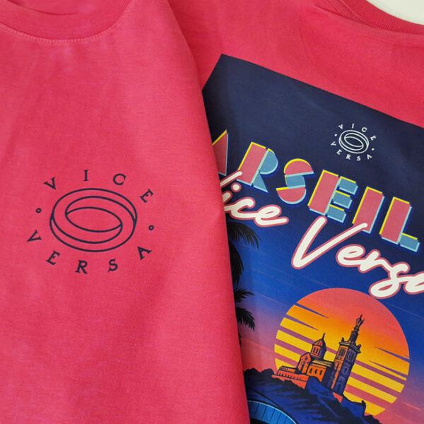 impression t-shirt Marseille vice-versa
