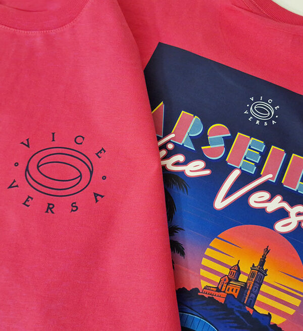 impression t-shirt Marseille vice-versa