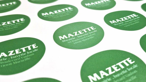 étiquette adhésive sticker