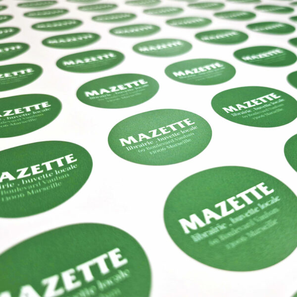étiquette adhésive sticker
