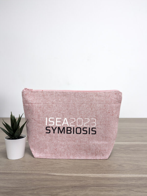 feel inde trousse 27x18 coton recyclé bleu