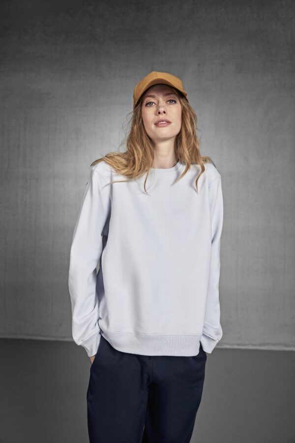 b&c sweat queen crew neck women aqua green