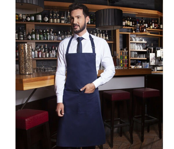 karlowsky bib apron basic with buckle and pocket