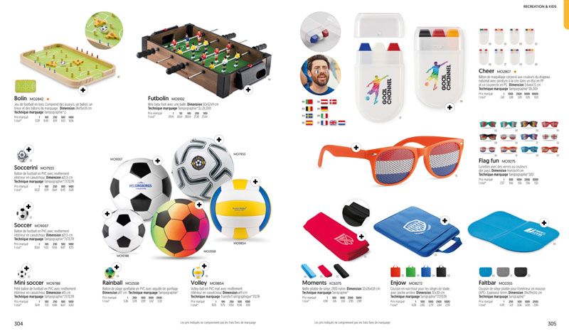 objets promotionnels coupe du monde de football