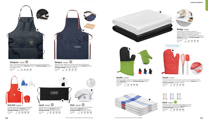 objets promotionnels restaurants