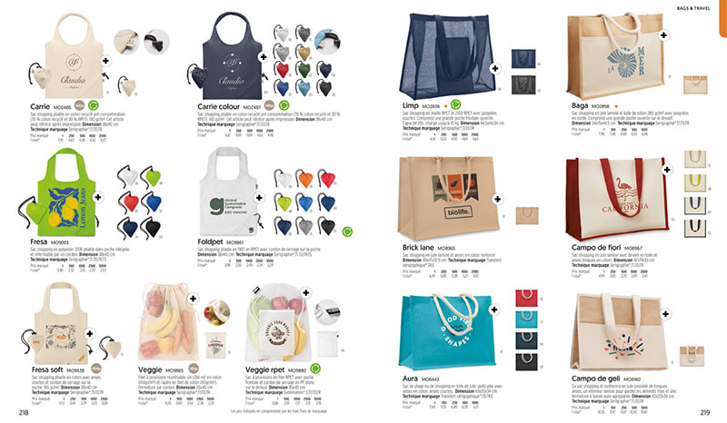 objets promotionnels sacs