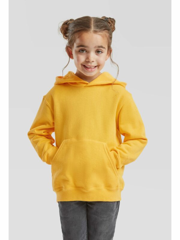 fruit of the loom kids classic hooded sweat
