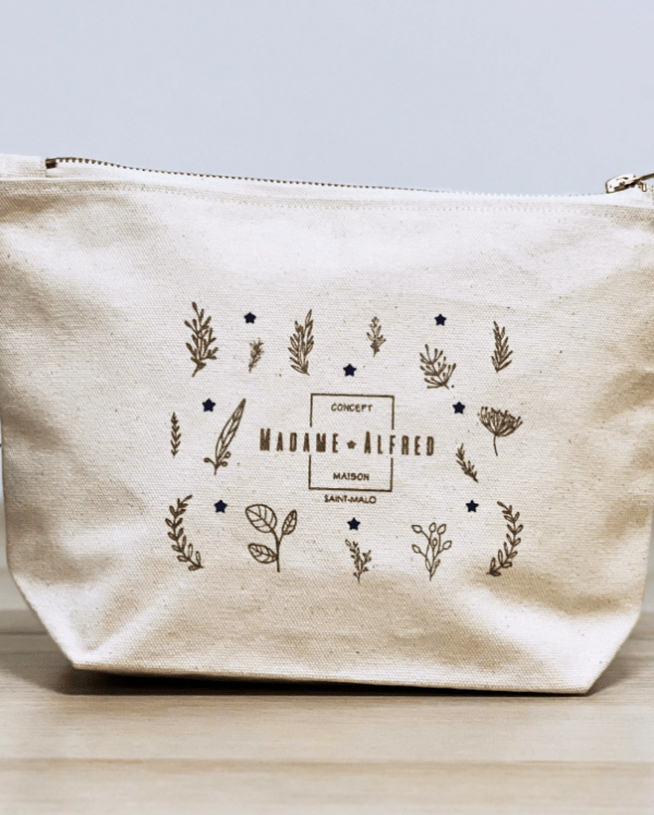 feel inde trousse avec soufflet coton l naturel