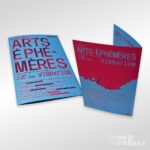 depliant arts ephemere