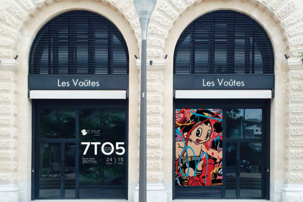 Impression vitrine habillage grand format