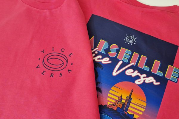 impression t-shirt Marseille vice-versa